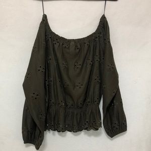 H&M large off-shoulder blouse